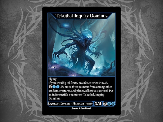Tekuthal, Inquiry Dominus - Full Art Custom Card - Etsy