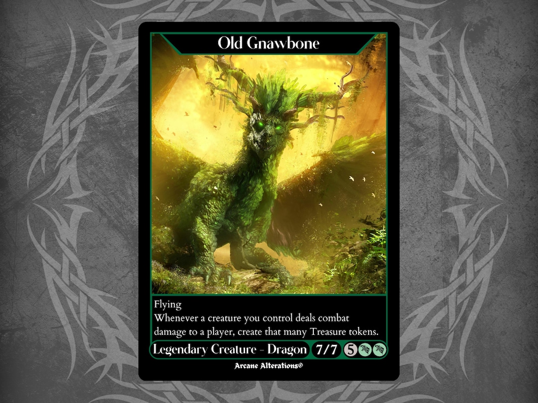 Old Gnawbone - Full Art Custom Card - Etsy