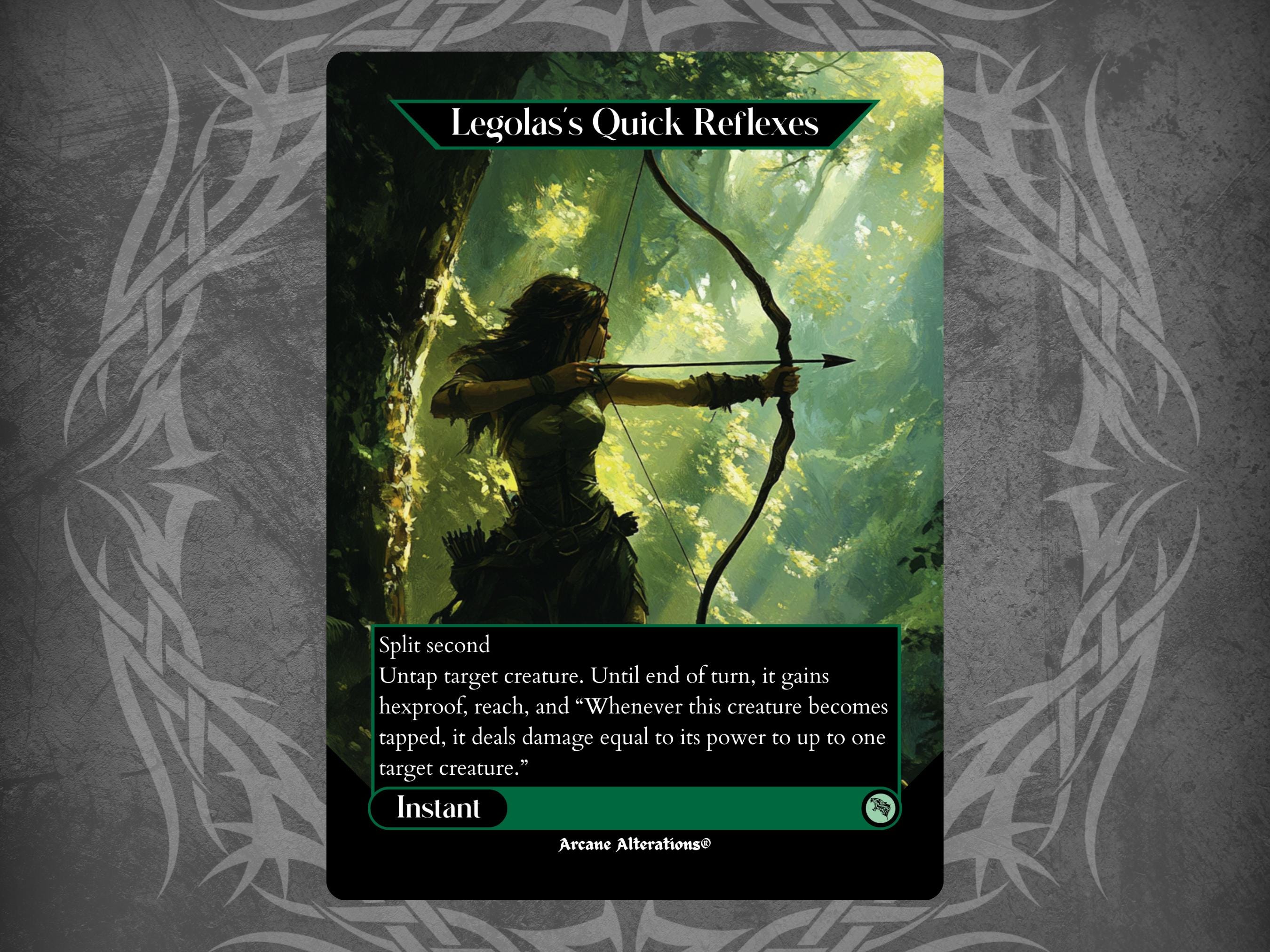 Legolas Mtg Card - Etsy