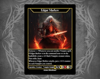 edgar markov card sleeves Card Sleeves - Magic The Gathering main image 1