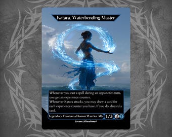 Katara, Waterbending Master - Proxy Full Art Custom Card