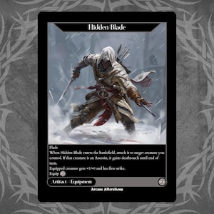 Hidden Blade - Full Art Custom Card