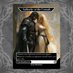 Autorità dei Consoli - Proxy Full Art Custom Card