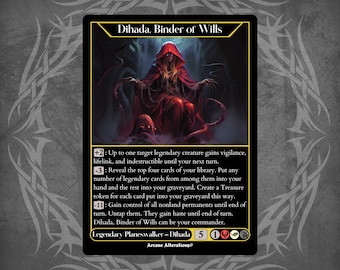 mtg dihada commander deck Alien Commander Deck - Custom 100-Card MTG Proxy Deck main image 1