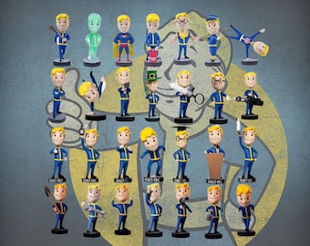 Fallout Bobbleheads Handmade Collectible