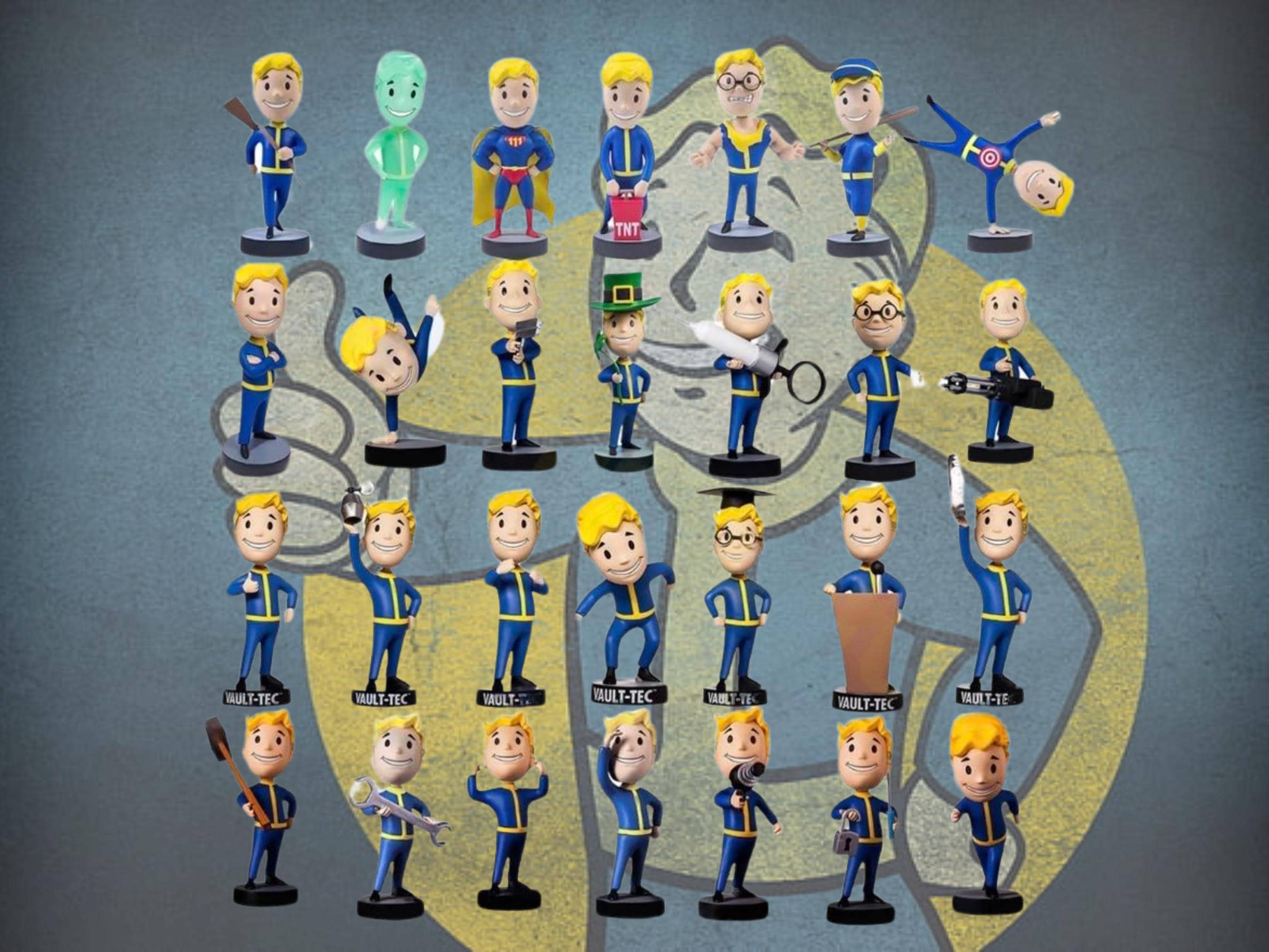 フォールアウト ボブルヘッド フィギュア　4体セット　アメリカン雑貨 フォールアウト ボブルヘッド フィギュア 4体セット アメリカン雑貨