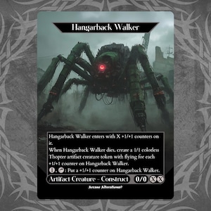 Hangarback Walker - Carta personalizada de arte completo (Proxy)