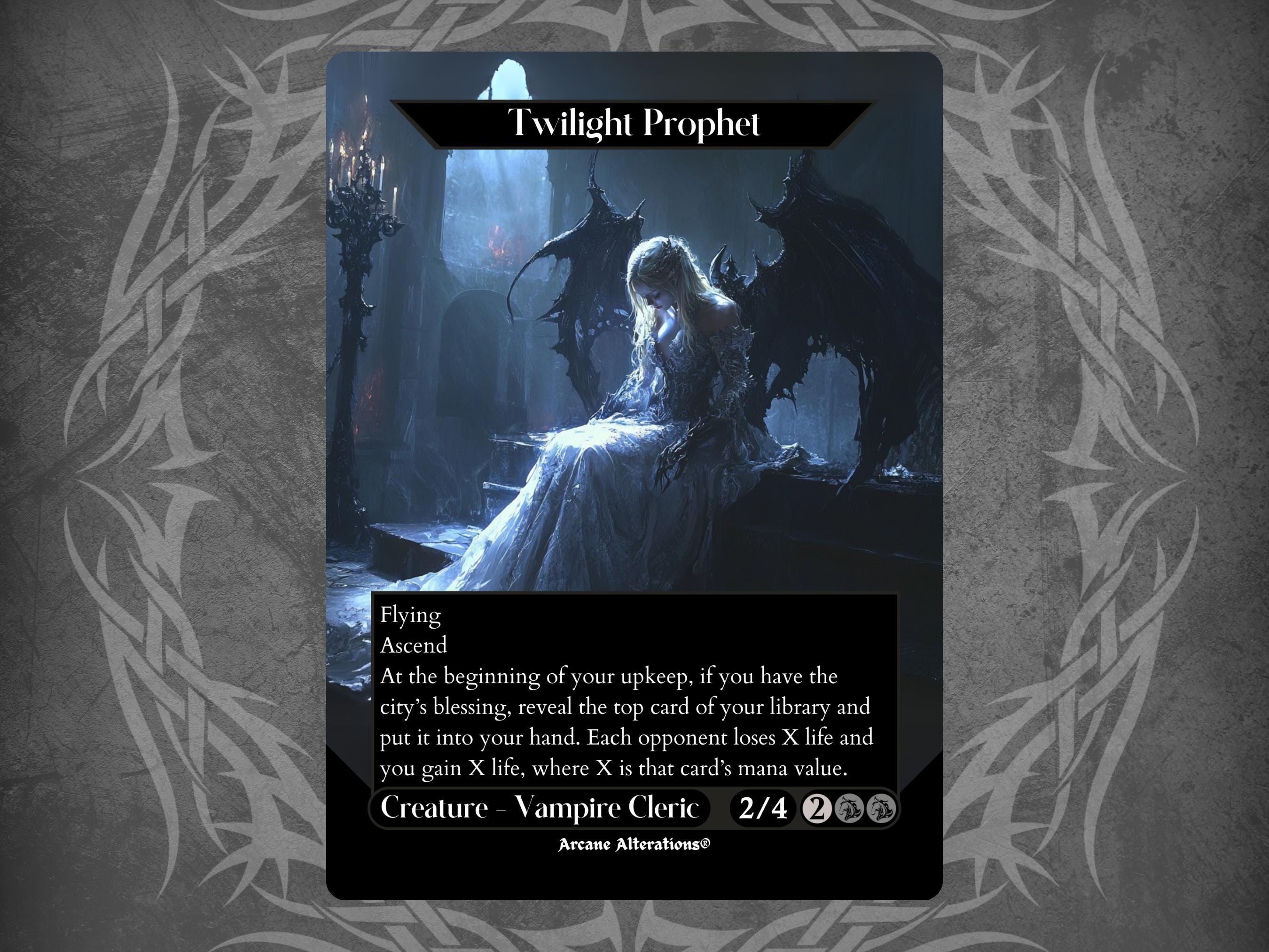 Twilight Prophet - Proxy Full Art Custom Card - Etsy Twilight Prophet - Proxy Full Art Custom Card - Etsy