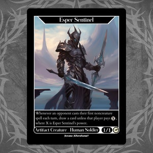 Esper Sentinel - Full Art Custom Card
