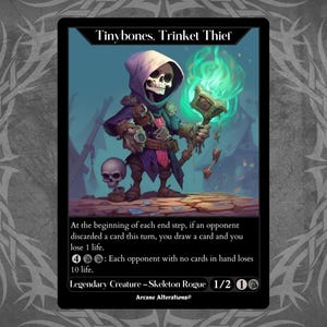Tinybones, Trinket Dieb - Full Art Custom Karte