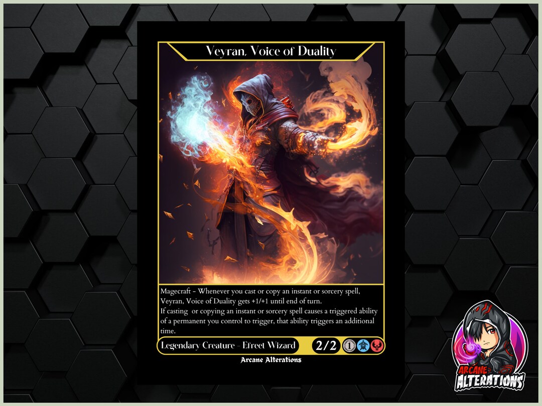 Veyran, Voice of Duality - Full Art Custom Card - Etsy
