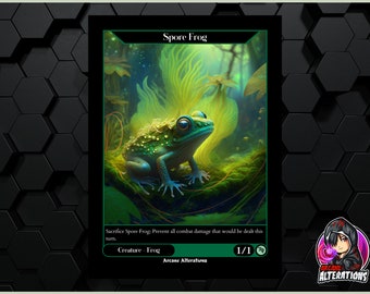 MTGプレイマット　Spore Frog Family MTGプレイマット Spore Frog Family