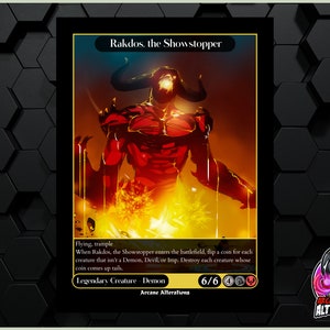 Rakdos, the Showstopper - Full Art Custom Card