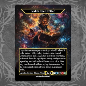 Jodah, the  Unifier - Proxy Full Art Custom Card