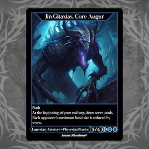 Jin-Gitaxias, Core Augur - Full Art Custom Card