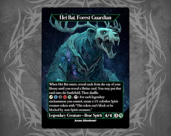 Hei Bai, Forest Guardian | Proxy Card - Etsy