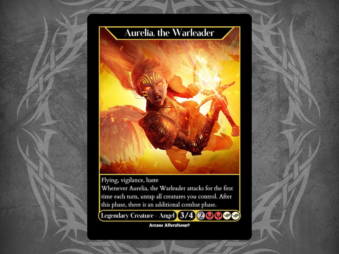 aurelia mtg cards Aurelia, the Law Above hasteWhenever Aurelia Aurelia, the Warleader - Full