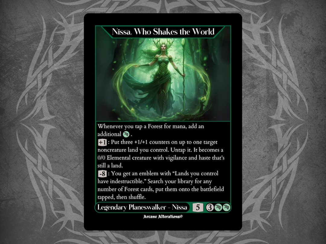 nissa mtg cards Amazon.com: Magic: The Gathering - Nissa, Worldwaker (187/269) main image 0