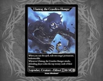 MTG 改変アートカード 絶え間ない飢餓、ウラモグ - Etsy 日本