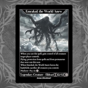 Emrakul, the World Anew - Full Art Custom Card