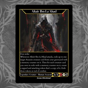 Altair Iban La'Ahad - Tarjeta personalizada de arte completo