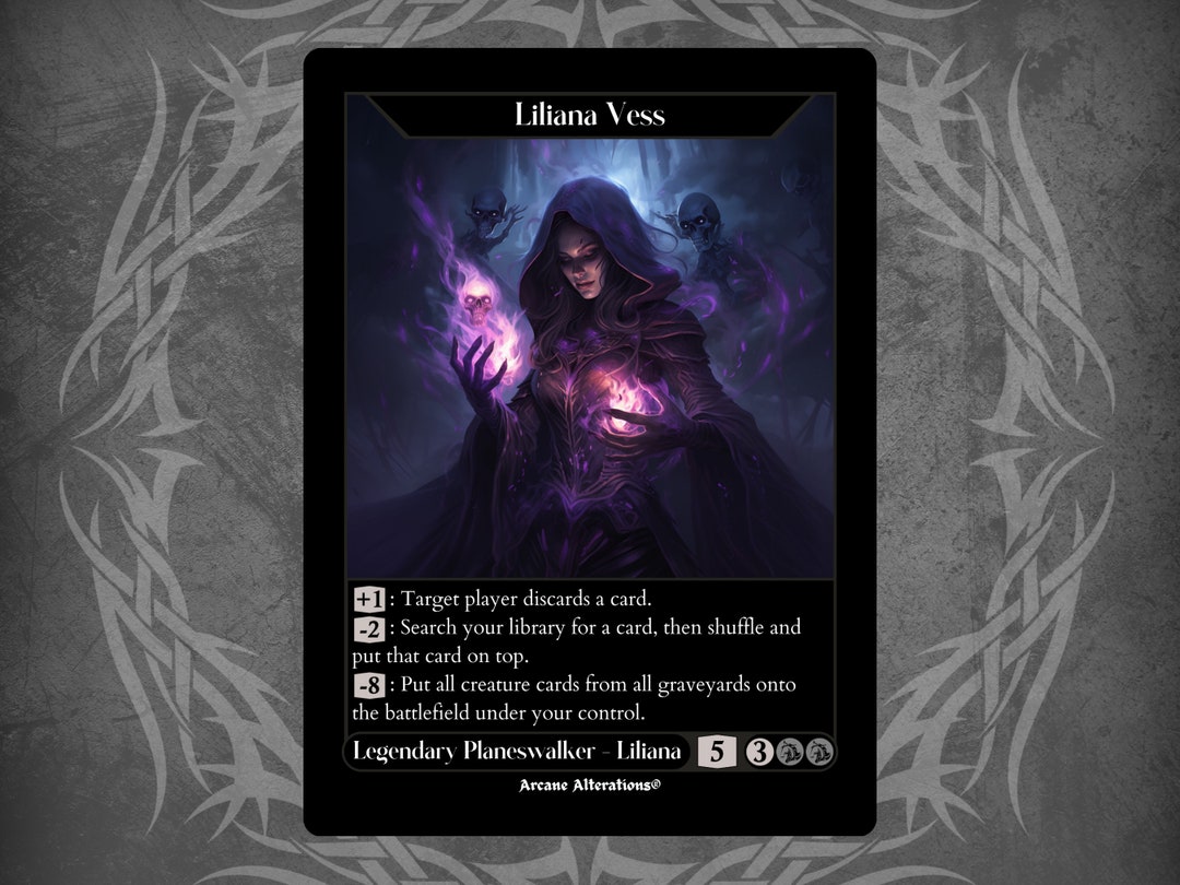 liliana vess card sleeves Liliana Card Sleeves