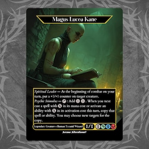mtg sephiroth art card MTG Edge of Eternities Magus of the Moon 360 Card Binder Zipfolio