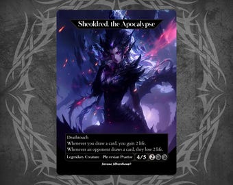 Sheoldred, the Apocalypse - Proxy Full Art Custom Card