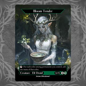 Bloom Tender - Proxy Full Art Cartão Personalizado
