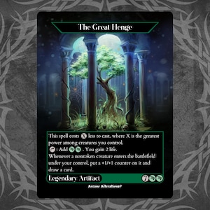 The Great Henge | Proxy Card - Etsy