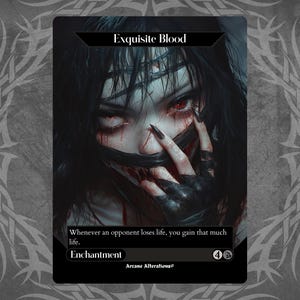 Exquisite Blood - Proxy Full Art Custom Card