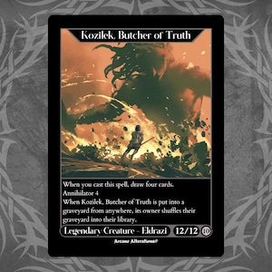 Kozilek, Butcher of Truth - Full Art Custom Card