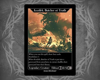 Kozilek, Butcher of Truth - Full Art Custom Card