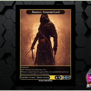 Ramses, Assassin Lord - Full Art Custom Card