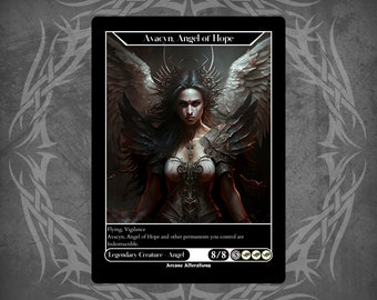 MTG 改変アートカード - 大天使アヴァシン / 浄化の神アヴァシン