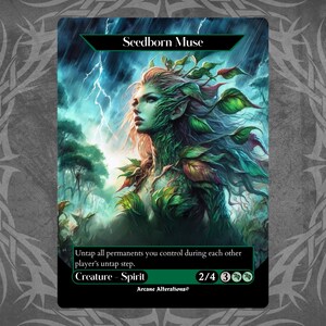 Seedborn Muse - Carte personnalisée artistique par procuration