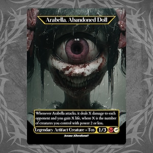 Arabella the Abandoned Doll Mtg - Etsy