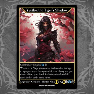 Yuriko, the Tiger&#39;s Shadow - Full Art Custom Card