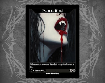 Exquisite Blood - Full Art Custom Card