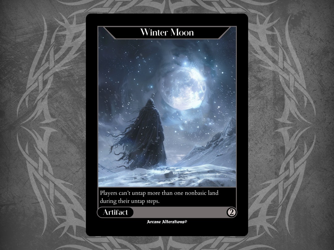 mtg cards with a moon in the art Magic: Gathering - Howling (204) Whenever Tui and La become untapped Favorite blood moon art version?