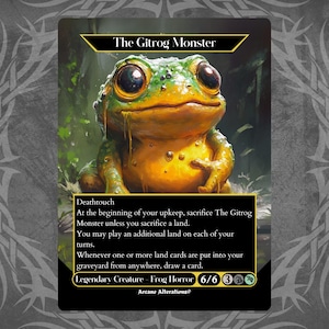 Die Gitrog Monster - Proxy Full Art Kundenspezifische Karte