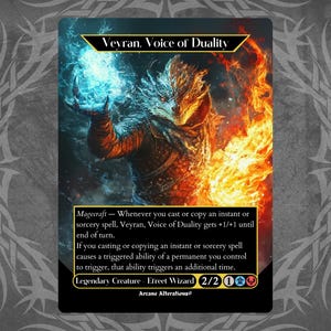 Veyran, Stimme der Dualität - Proxy Full Art Custom Karte