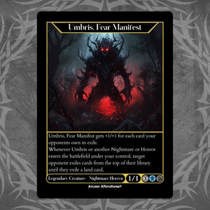 Umbris, Fear Manifest - Full Art Custom Card