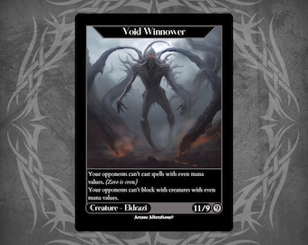 MTG Nether Void プレイマット　アーティスト 限定版 サイン MTG Magic Nether Void Playmat Artist Limited Edition Sign