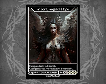 MTG 改変アートカード - 大天使アヴァシン / 浄化の神アヴァシン