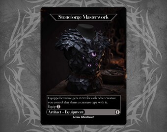 Obra maestra de Stoneforge: tarjeta personalizada con arte completo de proxy