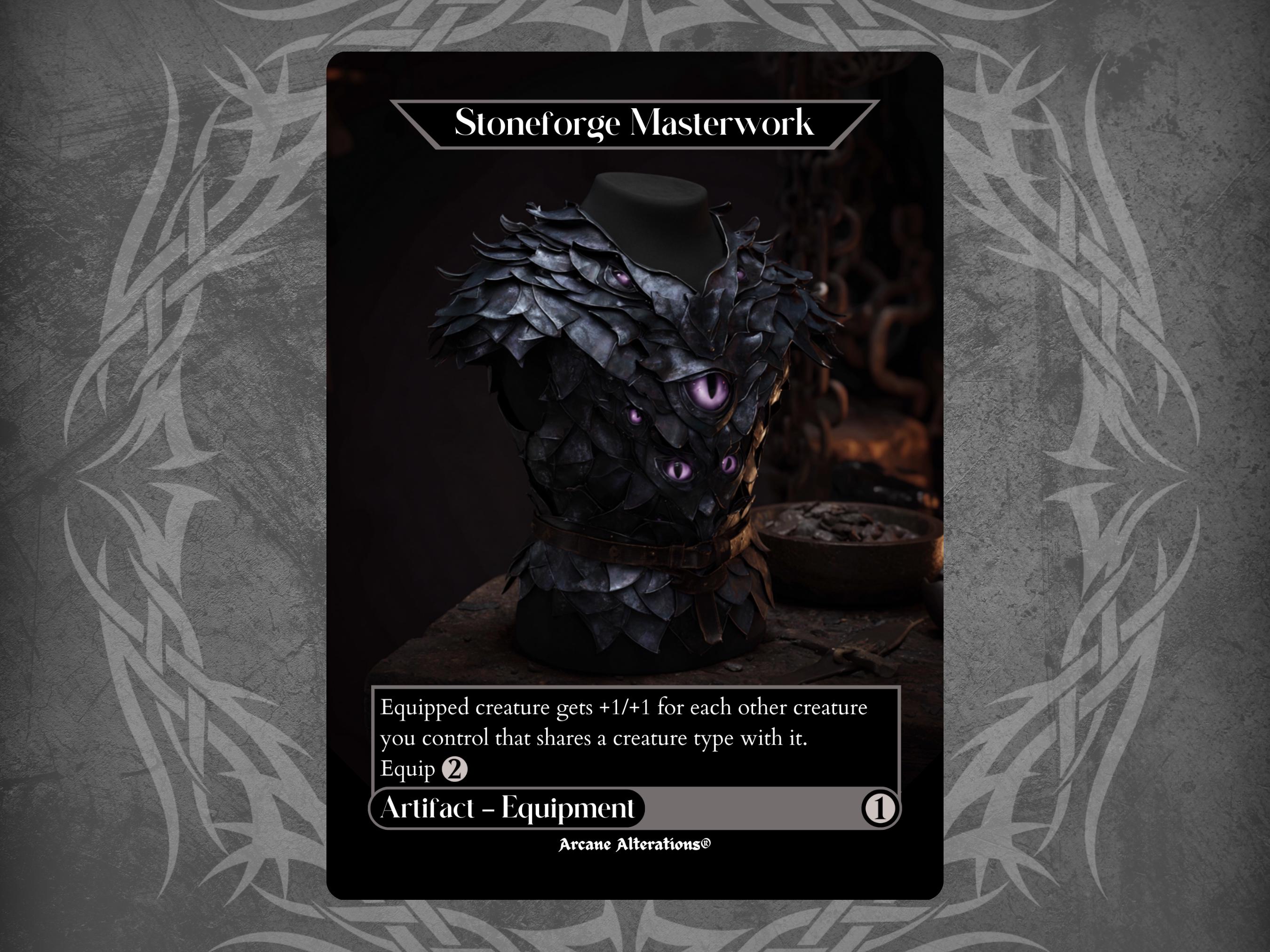 Stoneforge Masterwork - Oath Of The Gatewatch - Magic: The Gathering Artifact Rare NM English - View #4