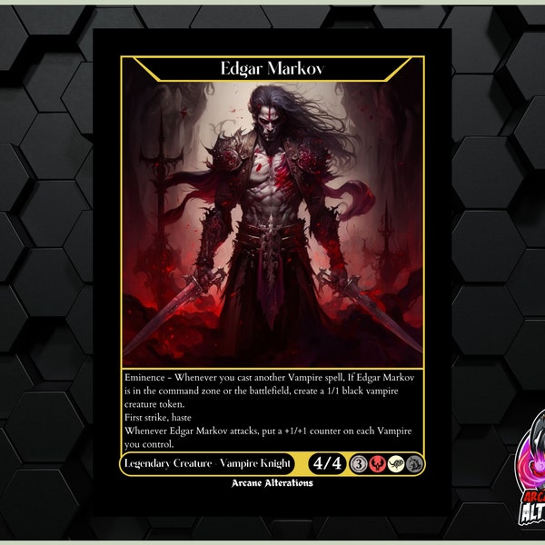 Edgar Markov - Full Art Custom Card