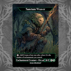 Sanctum Weaver - Proxy Full Art Anpassat Kort