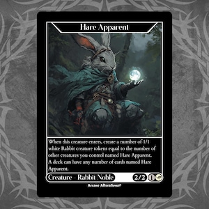 Hare Apparent - Full Art Custom Card